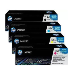 HP 125A Color Toner Cartridge (Full Set)