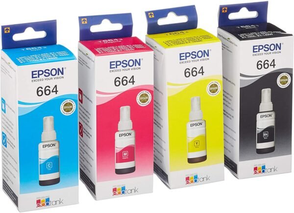 Epson 664 Ink Bottle Full Set