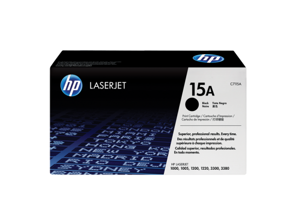 HP 15A Black Original LaserJet Toner Cartridge