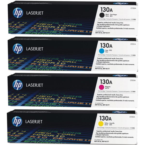 HP 130A Original LaserJet Toner Cartridge Full Set