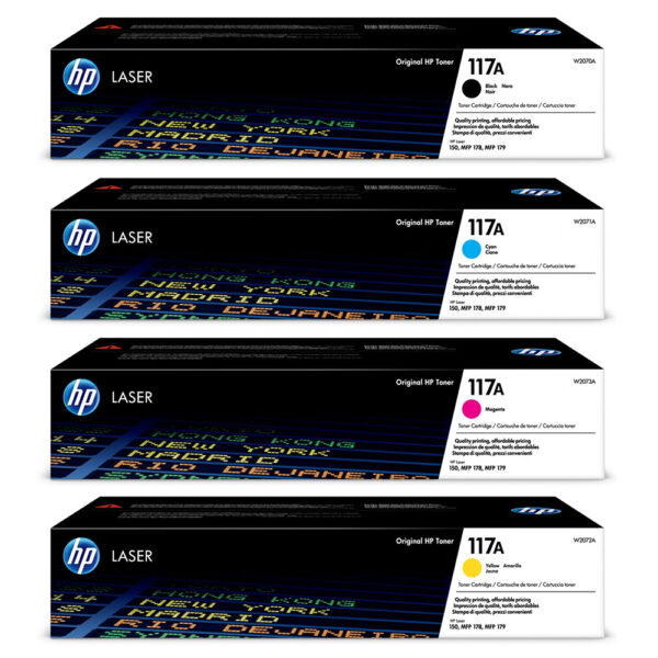 HP 117A Original LaserJet Toner Full Set