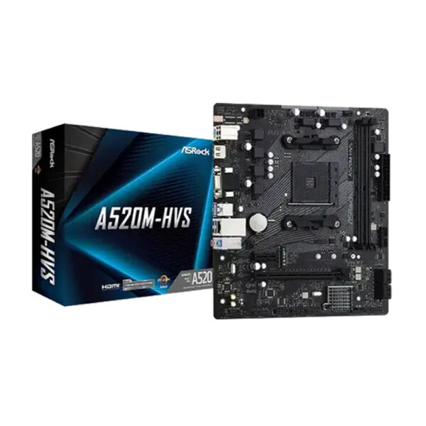 ASRock A520M-HVS AMD AM4 Micro ATX Motherboard