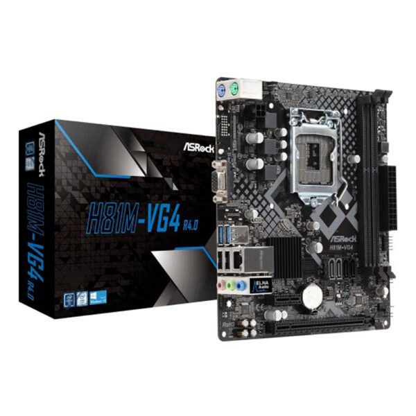 ASRock H81M-VG4 R4.0 4th Gen Micro ATX Motherboard