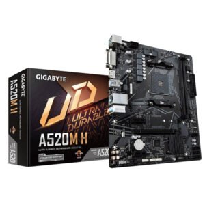 GIGABYTE A520M H AM4 Micro ATX Motherboard