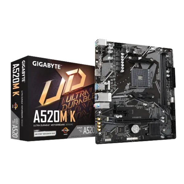 GIGABYTE A520M K AM4 Micro ATX Motherboard