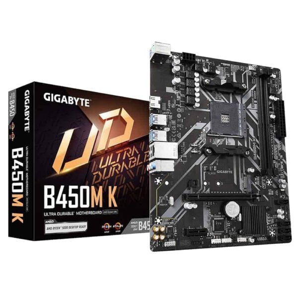 GIGABYTE B450M K AMD AM4 Micro ATX Motherboard