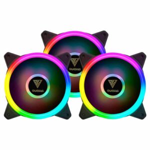 Gamdias AEOLUS M2 1203 Lite 120mm RGB PC Case & Radiator Fan (3 Fans Pack)