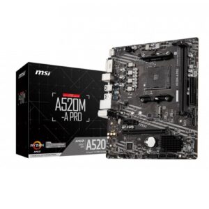 MSI A520M-A PRO DDR4 AMD Motherboard