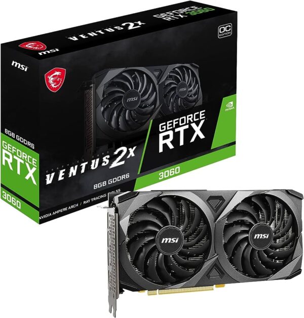 MSI GeForce RTX 3060 VENTUS 2X 8G OC Graphics Card