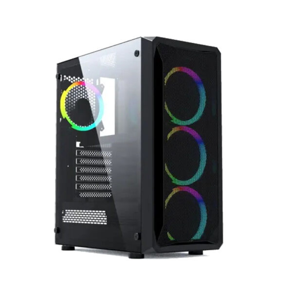 MaxGreen JX188-9 Mid-Tower RGB ATX Gaming Case