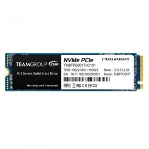 Team MP33 PRO 1 TB M.2 PCIe Gen3.0 x 4 SSD with NVMe SSD